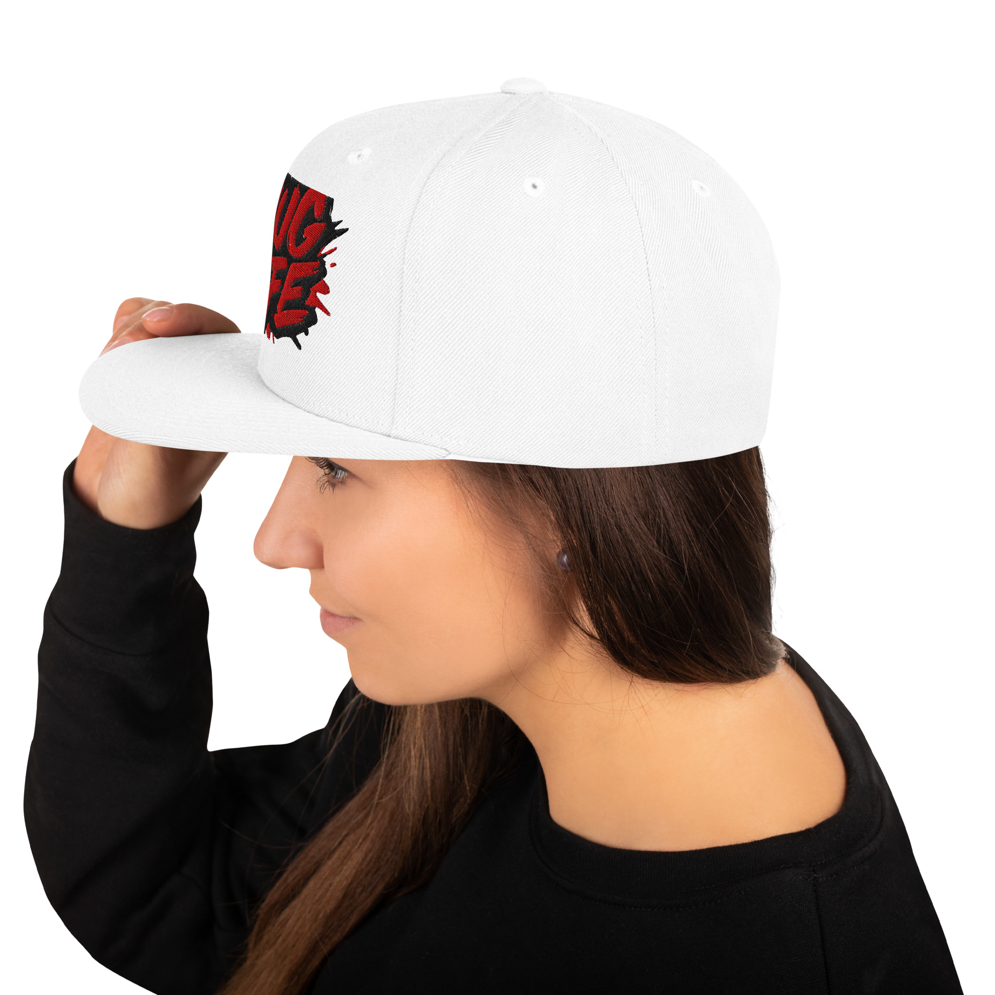 "Thug Life Snapback – 3D Broderie Streetwear" – Image 3