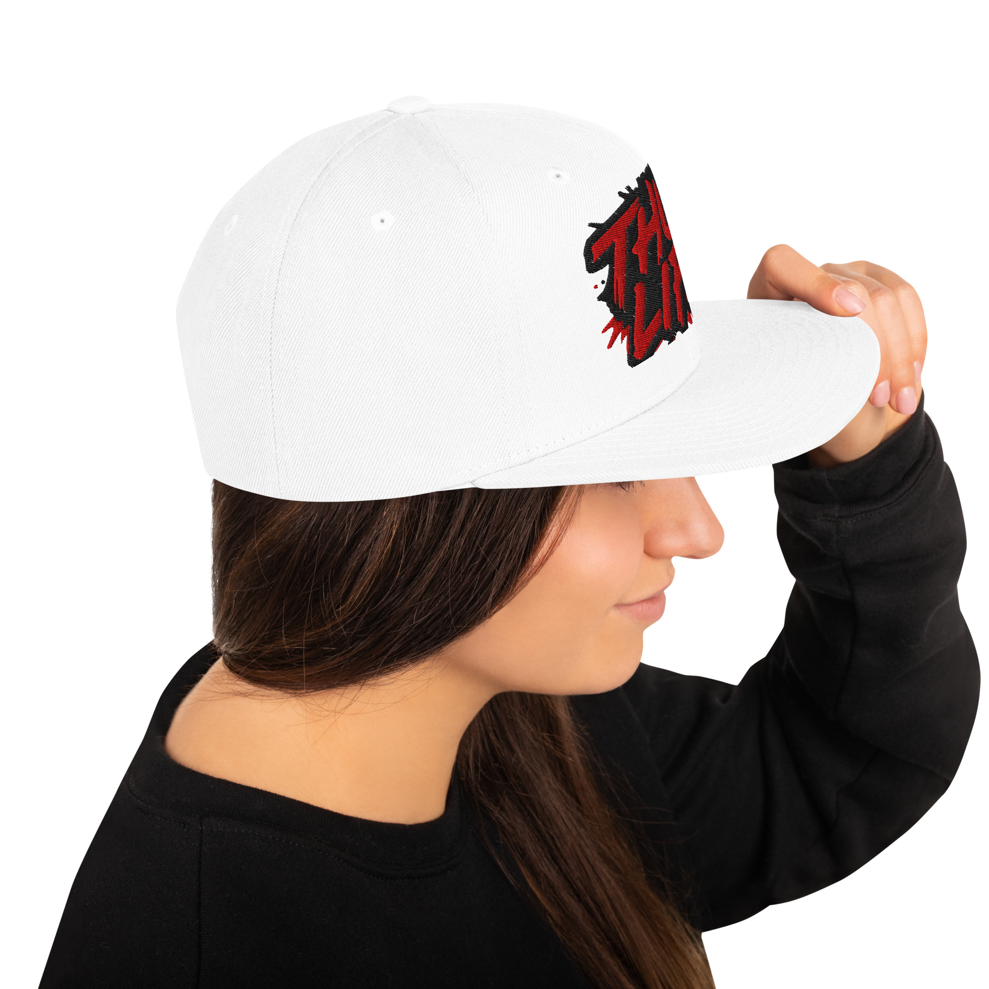 "Thug Life Snapback – 3D Broderie Streetwear" – Image 4