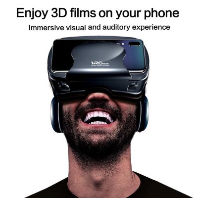 Casque de Réalité Virtuelle 3D avec Casque Audio Hi-Fi – Compatible Smartphone