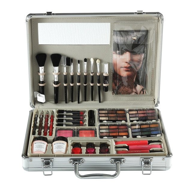 Coffret Maquillage Complet pour Femmes – Mallette Professionnelle Beauté