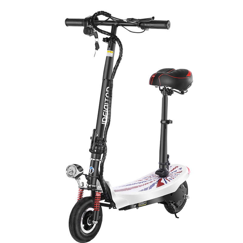 Trottinette électrique pliable avec et sans siège – Batterie longue durée, scooter puissant pour adultes – Image 3