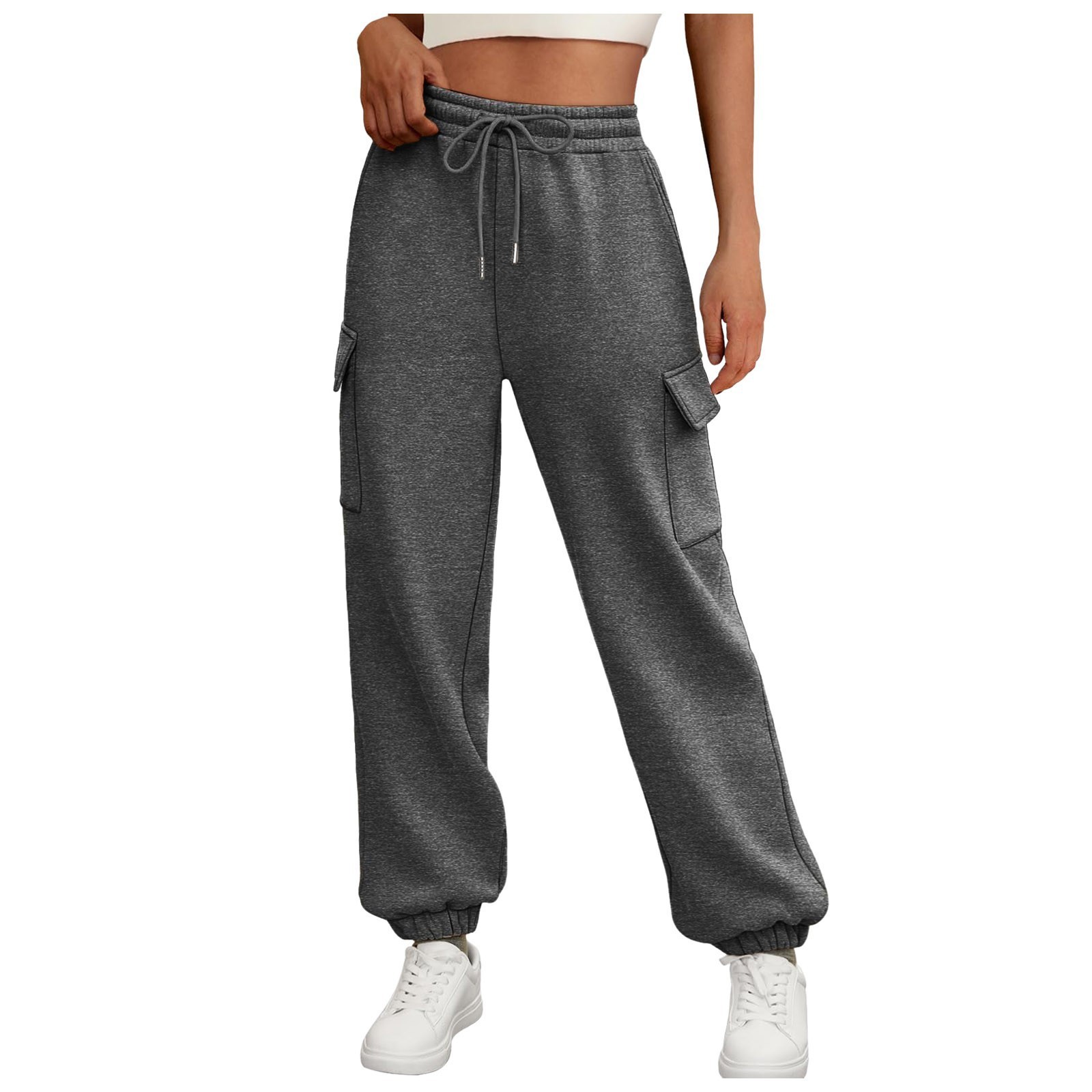 Pantalon de jogging femme doublé polaire – Confort et style tendance avec poches livraison uniquement au Etats-Unis – Image 10