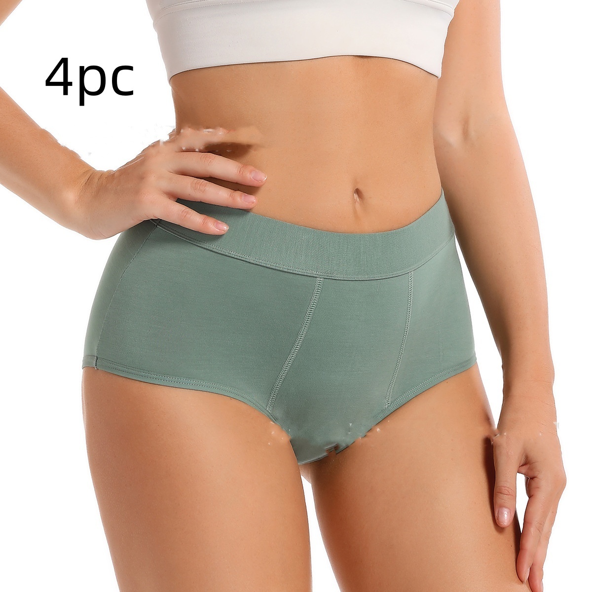 Culotte Menstruelle Taille Haute Respirante – Confort & Protection – Image 3