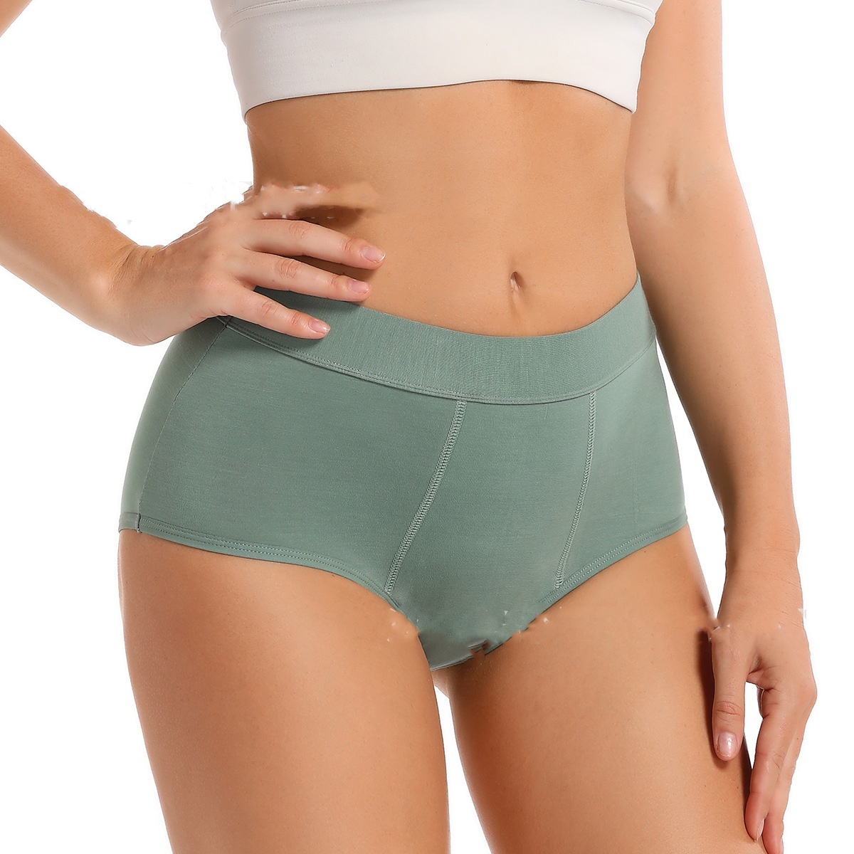 Culotte Menstruelle Taille Haute Respirante – Confort & Protection – Image 2