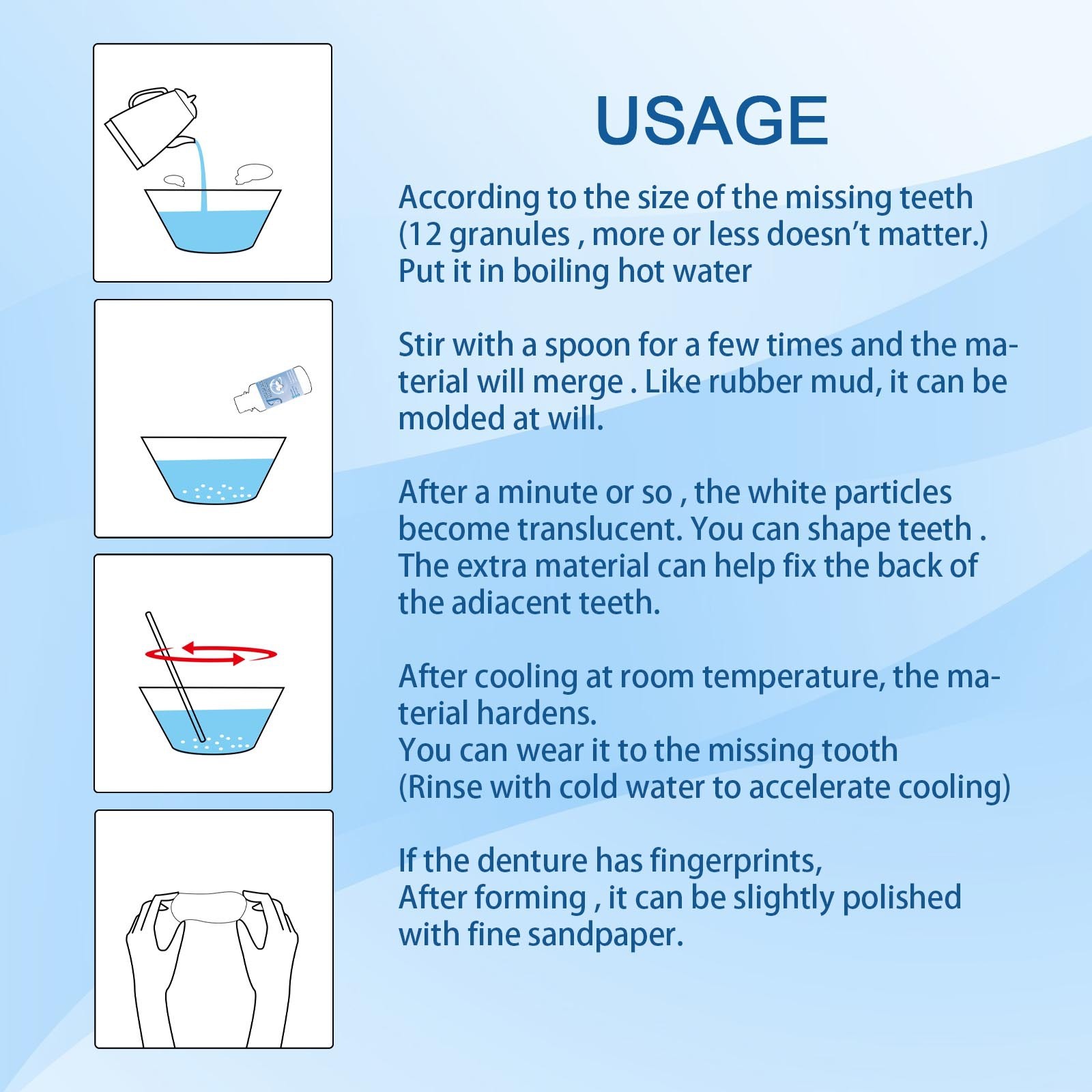 Nouvelle prothèse dentaire modelable en gutta-percha – Image 6