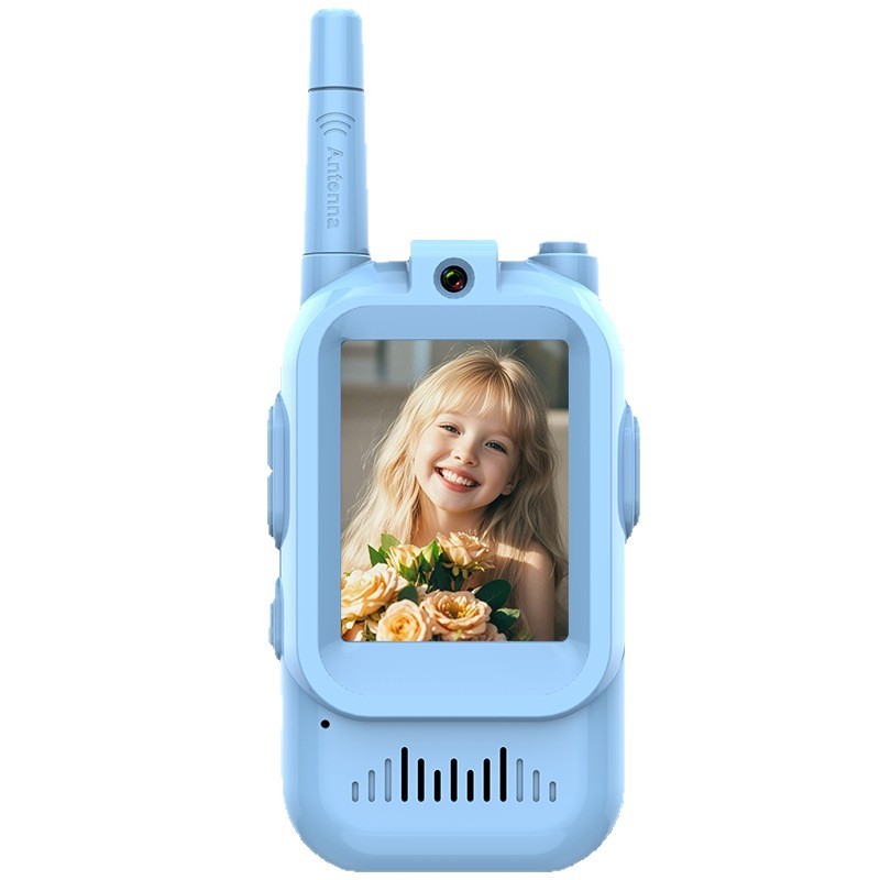 Mini talkies-walkies sans fil avec caméra vidéo pour enfants — Lot de 2 appareils portables rechargeables, parfaits pour les jeux en famille, les activités en plein air ou comme cadeau pour garçons et filles. – Image 5