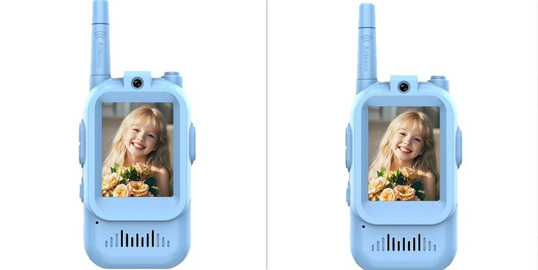 Mini talkies-walkies sans fil avec caméra vidéo pour enfants — Lot de 2 appareils portables rechargeables, parfaits pour les jeux en famille, les activités en plein air ou comme cadeau pour garçons et filles. – Image 7