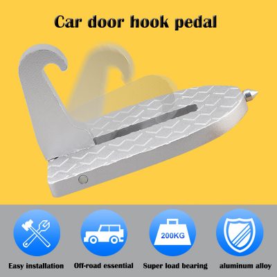 Marchepied pliable universel pour portière de voiture avec marteau de sécurité