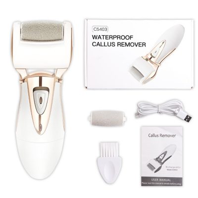 Râpe Électrique Rechargeable pour Pieds - Peau Douce et Lisse