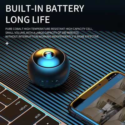 Caméra IP Mini Wifi HD 1080P avec vision nocturne et détection de mouvement